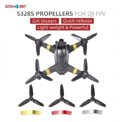 5328S Propellers Quick-release Props with Gift Arm Stickers Accessories for DJI FPV