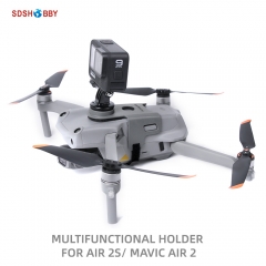 Sunnylife Multifunctional Holder Sports Camera Fill Light Bracket for Mavic Air 2/2S Drone for Action 2/GoPro 10/POCKET 2/Insta360 ONE X2/Osmo Action