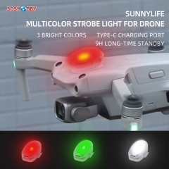Sunnylife Drone Strobe Lights Anti-Collision Chargeable 3 Colors/4 Modes Flashing Lamps Night Lighting for MAVIC 3/Mini SE/2/AIR 2S/DJI FPV