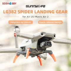 Sunnylife LG382 Landing Gear Extensions Heightened Spider Gears Support Leg Protector Accessories for Air 2S/Mavic Air 2