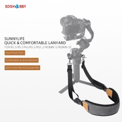 Sunnylife Dual Hook Strap Stress Reliever Shoulder Belt Lanyard for RS3/RS3 PRO/RS2/RSC 2/Ronin-S/Ronin-SC