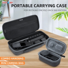 Sunnylife Mini Carrying Case Handbag Protective Combo Bag for Insta360 One RS 1-inch 360 Edition
