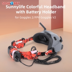 Sunnylife Colorful Headband Soft Elastic Head Strap Adjustable for DJI Avata Goggles 2/FPV Goggles V2