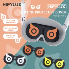 Hifylux Lens Cover Dust-proof VR Lens Silicone Case Soft Protector Anti-Scratch Accessories for PICO 4 VR Headset