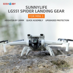 Sunnylife LG551 Landing Gear Heightened Spider Gears Extensions Support Leg Protector Accessories for DJI Mini 3