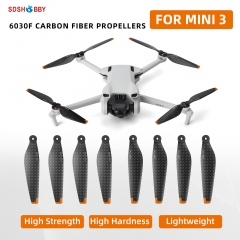6030F Carbon Fiber Propellers Lightweight Low Noise Drone Accessories for DJI Mini 3