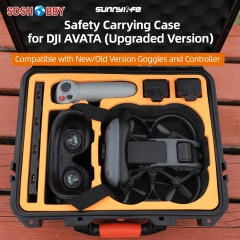 Sunnylife Upgraded Safety Carrying Case Waterproof Hard Case Goggles Integra Bag for DJI Avata Explorer/ Pro-View Combo