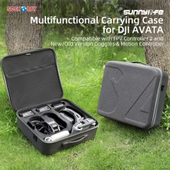 Sunnylife New Carrying Case Handbag Hard Case Goggles Integra Large Capacity Bag for  for DJI Avata Explorer/ Pro-View Combo