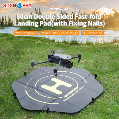 Sunnylife 80cm (31")  Drone Landing Pad Fast-Fold Double-Sided Waterproof for DJI Mavic 3 Pro/ Phantom 4 Pro/ Autel EVO II