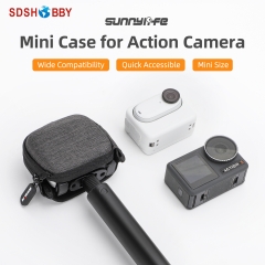 Sunnylife Mini Carrying Case Hard Travel Case Extention Protective Bags Accessories for Insta360 GO 3/GoPro 12/Action 3