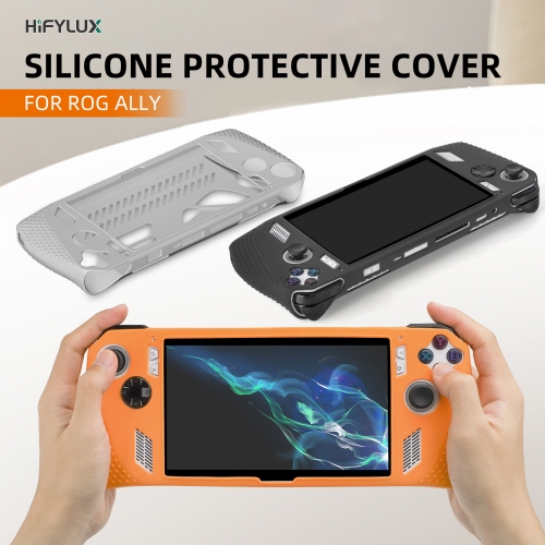 Hifylux Silicone Protective Case Cover Game Console Protector Non-Slip and Anti-Scratch Cover Accessories for ROG ALLY