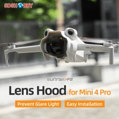 Sunnylife Lens Hood Anti-glare Lens Cover Sunhood Gimbal Protective Cap Drone Accessories for Mini 4 Pro