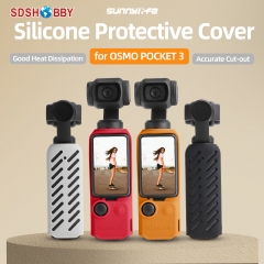 Sunnylife Silicone Cover Protective Case Scratch-proof Heat Dissipation Accessories for Osmo Pocket 3 Gimbal Camera