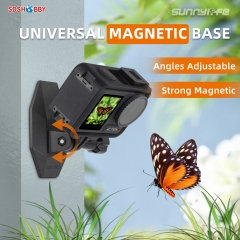 Sunnylife Universal Magnetic Base Action Camera Mount Angles Adjustable for Osmo Pocket 3/ Insta360 GO 3/ Action 4