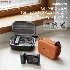 Sunnylife Portable Carrying Case Mini Handbag Storage Accessories for Insta360 Ace Pro 2/1 Street Photography Kit