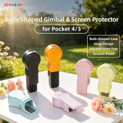 Sunnylife Colorful Bulb-Shaped Gimbal Cover Camera Protector Screen Protective Case Accessories for Osmo Pocket 4/3