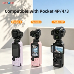 Sunnylife Silicone Cover Heat Dissipation Protective Case Stickers Skin Wrap Lens Cover Neck Strap Accessories for Insta360 GO 3