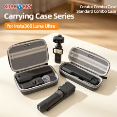 Sunnylife Mini Carrying Case Handbag Portable Travel Case Protective Organizer Standard Combo Bags Accessories for Insta360 Luna Ultra