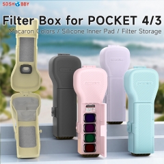 Sunnylife Colorful Protective Case with Filter Box Storage Case Gimbal Camera Protective Cover for Osmo Pocket 4/3