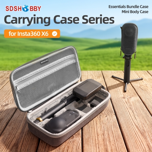 Sunnylife Portable Carrying Case Mini Travel Hard Case Handbag Protective Bag Accessories for Insta360 X6 Sunnylife Portable Carrying Case Mini Travel Hard Case Handbag Protective Bag Accessories for Insta360 X6