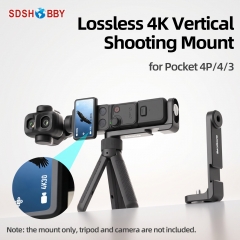 Sunnylife Metal Vertical Shooting Mount L-Type Quick Release Mount Stand Accessories for Osmo Pocket 4P/4/3
