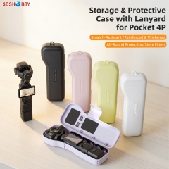 Sunnylife Protective Case Gimbal Camera Protector with Lanyard Shock-proof Protective Cover Storage Box Accessories for Osmo Pocket 4P