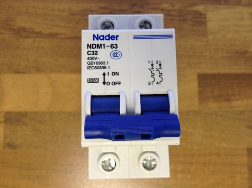Nader letter NDM1-63 C32 genuine new air switch 2P32A miniature circuit breaker