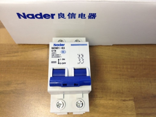 Nader letter NDM1-63 C16 genuine new miniature circuit breaker 2P16A