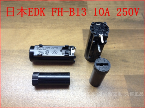 The original Japanese EDK FH-B13 board 10A 250V 5X20MM fuse fuse holder
