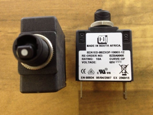 Imported BREAKER BZBA0005 1P10A CIRCUIT - circuit breaker 65VDC original authentic