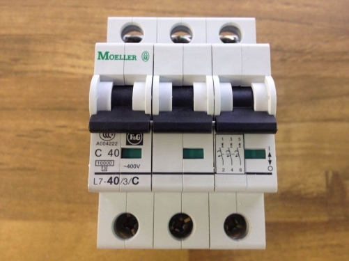 Muller MOELLER Eaton 3P40A C40 L7-40/3/C circuit breaker