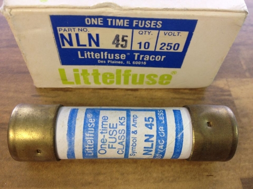 The United States Litteifuse Netlon NLN45 fuse 250V genuine original