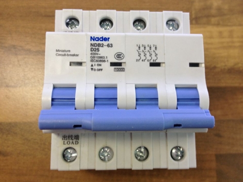 Nader NDB2-63 D25 circuit breaker 4P25A letter to ensure genuine