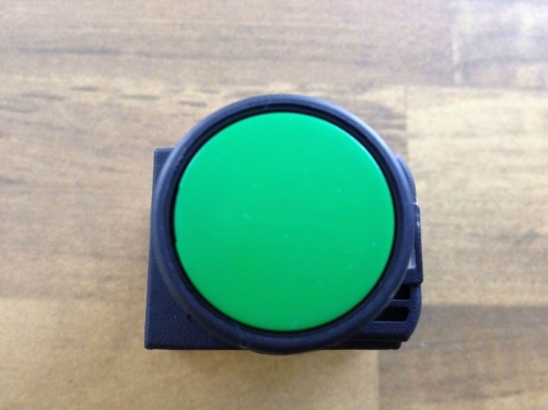 Fuji AR22FOR flat button green NO+NC 22 PCT genuine original opening
