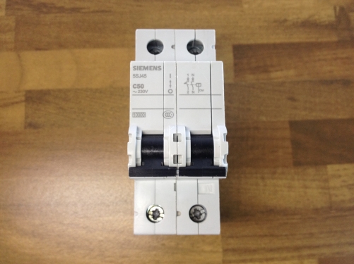 SIEMENS SIEMENS C50 5SJ4550-7CC03 IC card prepaid special circuit breaker 2P50A