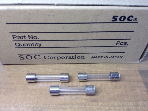 Original Japanese 3A 250V SCO imported fuse tube 6X30 import glass insurance