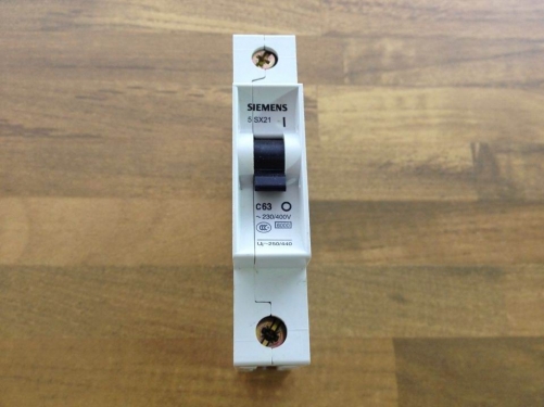 SIEMENS SIEMENS C63 5X21 air switch 1P63A miniature circuit breaker original authentic