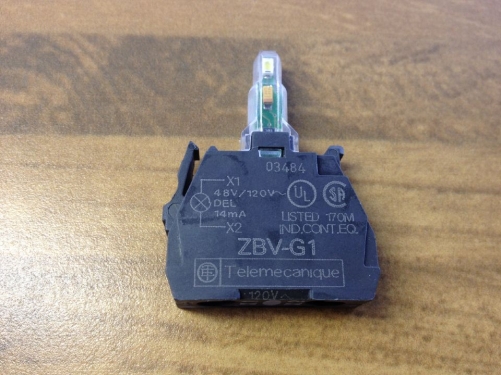 Schneider Schneider ZBV-G1 button white indicator light module 48-120V LED