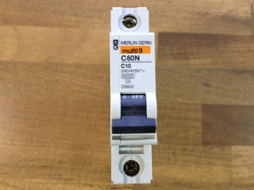 Original Schneider Schneider C10 C60N circuit breaker 1P10A 25802 240/415V
