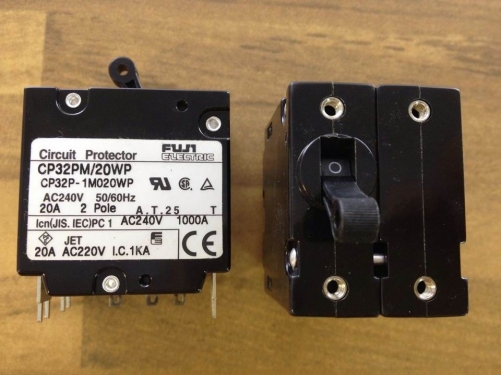 Fuji 2P20A 240V CP32P-1M020WP device circuit breaker CP32PM/20WP original authentic