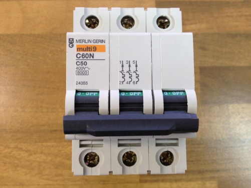 Schneider Schneider C50A 3P50A circuit breaker C60N three pole air switch 24355