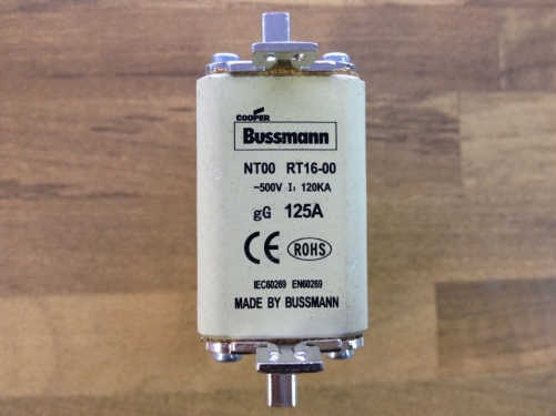 United States NT00 RT16-00 125A fuse 500V Bussmann fuse original authentic