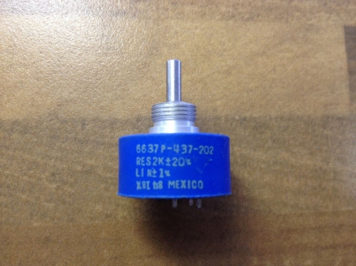 Original United States MEXICO 6637P-437-202 2K BOURNS high precision multi loop imported potentiometer
