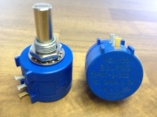 The United States 3590S-2-202 2K BOURNS high precision multi loop import potentiometer production in Mexico