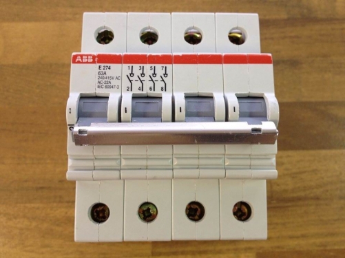 Original E274 63A ABB isolation switch 4P63A guaranteed genuine