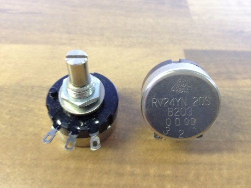 Japan's TOKYO RV24YN B203 TOCOS precision adjustable resistance potentiometer 20K original authentic