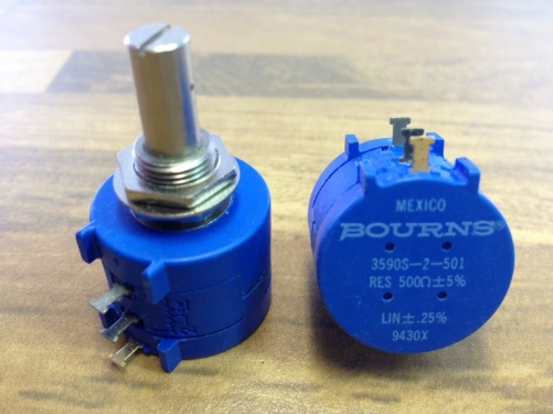 United States 3590S-2-501 BOURNS 500 high precision multi loop import potentiometer MEXICO RES