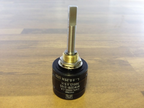 United States SYSTBMS MW22B-3165 ETI 5% 500 high precision multi loop import potentiometer