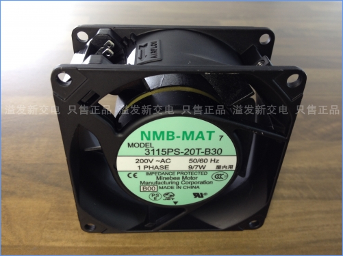 The original NMB Minebea 3115PS-20T-B30 axial flow fan cooling fan 220V 80X80X38MM