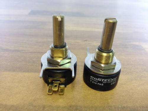At the end of CONTELEC candele T214PAS high precision high performance single turn potentiometer 2K.